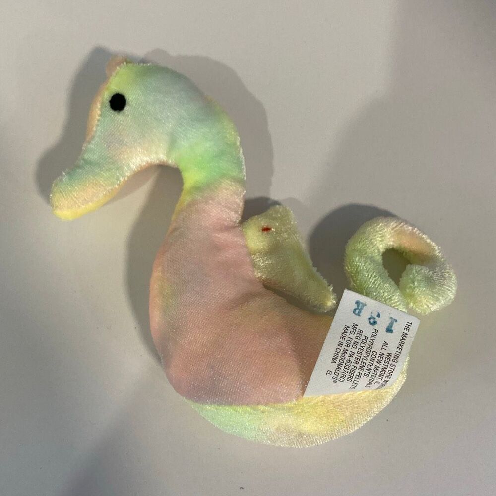 Ty Teenie Beanie Baby Neon The Seahorse with NO TAG